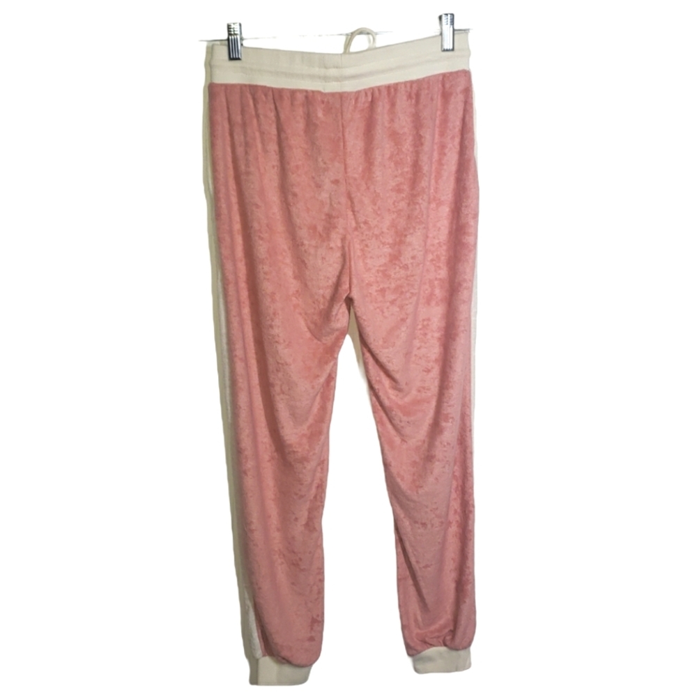NWT L Space Crop Top & Jogger Set Pink Cream Color Block Size M - Picture 6 of 8